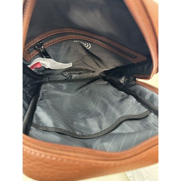 Champs Onyx Leather Sling Bag NWT - Picture 5 of 5